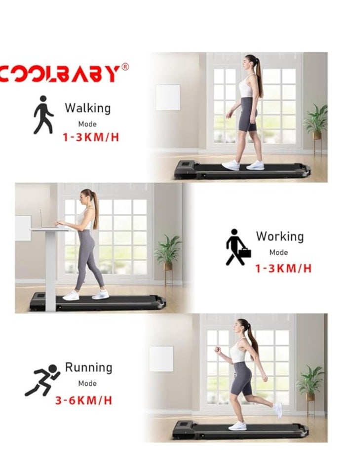 Cool Baby Style COOLBABY Walking Pad Walking Treadmill LED Display Space Saving Home treadmill Easy to Move  - Image 4