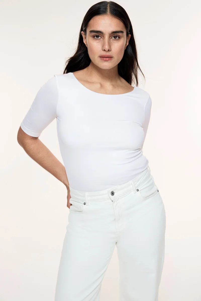 H&M Ballerina-neckline top