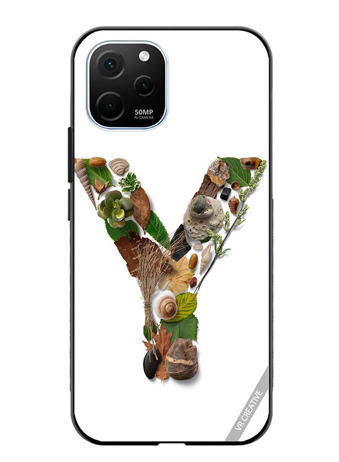 VR CREATIVE Protective Case Cover For Huawei Enjoy 50z Alphabet Y Design Multicolour - Image 1