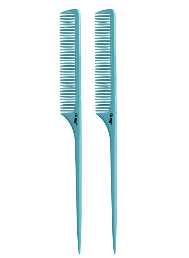 GUBB Pin Tail Hair Comb | Best Hair Comb for Styling, Detangling and Grooming for Women and Men - Santorini Hues | Pack of 2 - Image 1