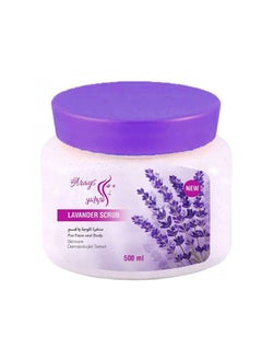 Scrubbing Cream for Face and Body With Lavender