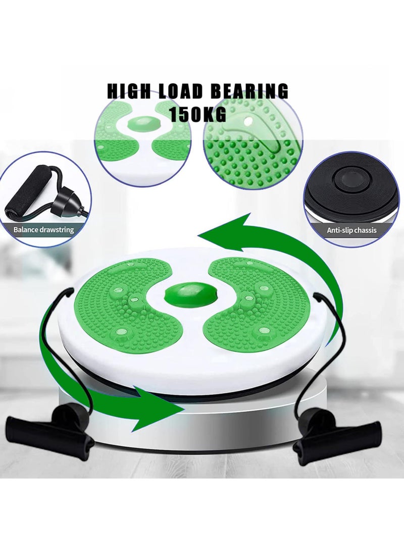 Excefore Twist Waist Disc Board, Waist Turntable Hip Trainer, Fitness Turntable Waist Wriggling Plate, Ab Board Exercise Waist Trainer Trimmer with Drawstring for Home Gym Fitness Equipment - Image 5