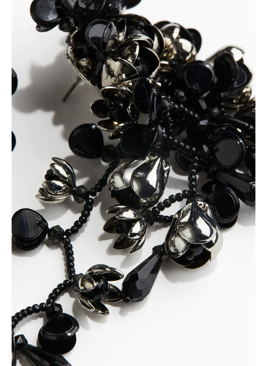 H&M Flower-Detail Cluster Earrings