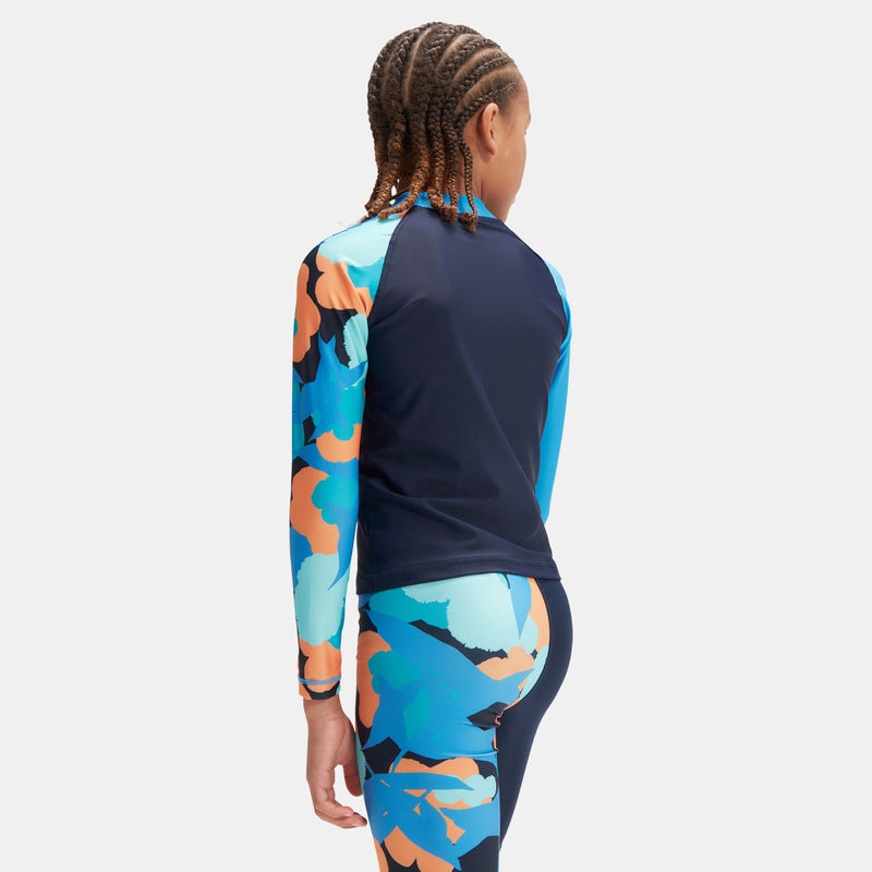 speedo Kids' Printed Long Sleeve Rashguard - Image 2