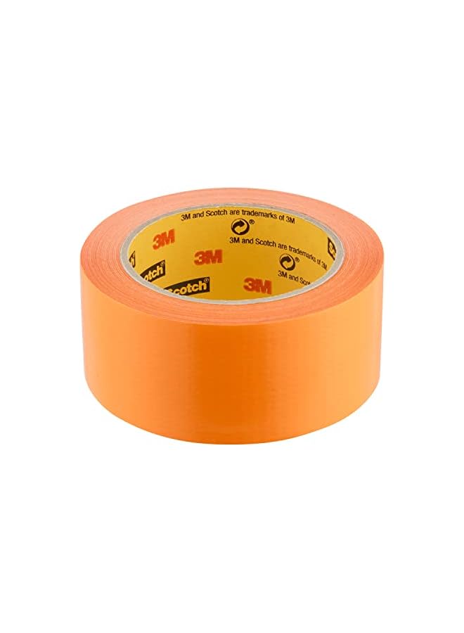 Scotch  Scotch Universal Duct Tape High visibility Repair Canvas 48mmx25m, 1 roll/pack | Orange color | For general purpose | Holds quickly and reliably | For everyday repairs and projects  - Image 5