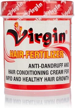 Virgin Hair Fertilizer Jar 200g Anti Dandruff And Conditioning Cream For Rapid And Healthy Hair Growth - Image 1