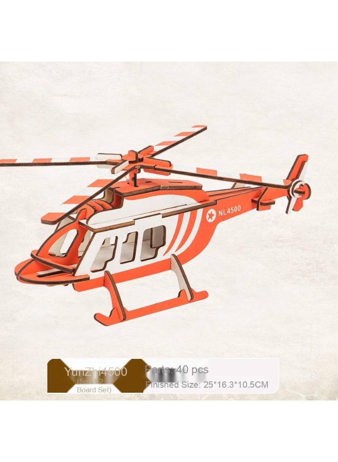 لعبة نموذج تركيب ثلاثية الأبعاد للأطفال مصنوعة من الخشب