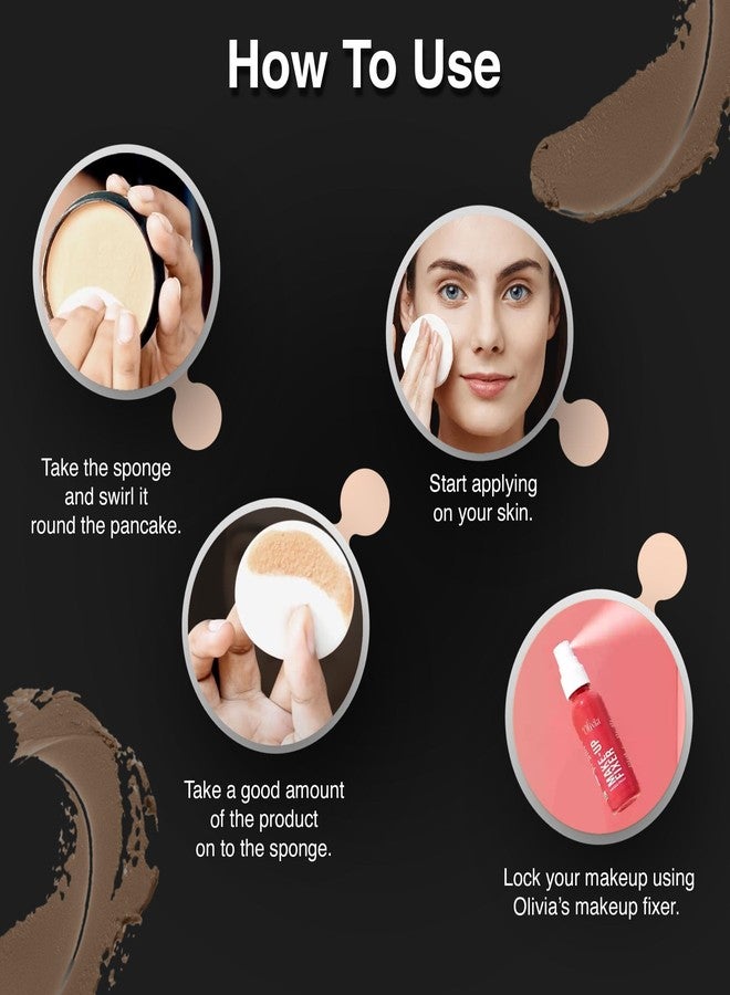 أوليفيا بان كيك، كريم أساس مقاوم للماء بنسبة 100%، 25 غرام | تغطية كاملة | مقاوم للتلطخ والتعرق | لمسة نهائية مخملية تدوم طويلاً | يخفي العيوب | مناسب لجميع أنواع البشرة | أصفر ذهبي - 21 - Image 5