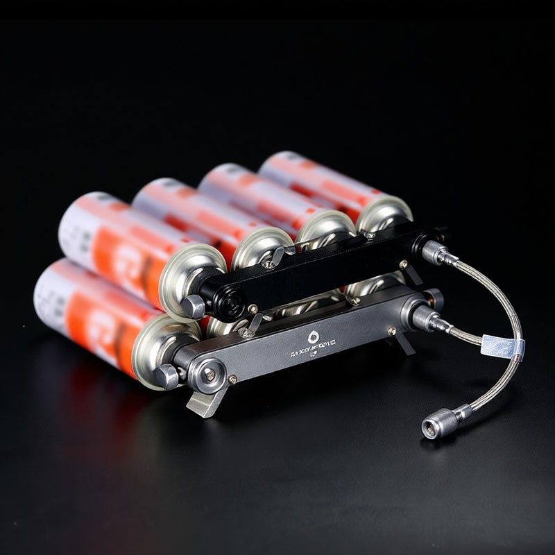 Outdoor Multifunctional FuelTank Extension Hose Four for Two Split Furnace Adapter Convenient GasTank Conversion Tool - Image 5