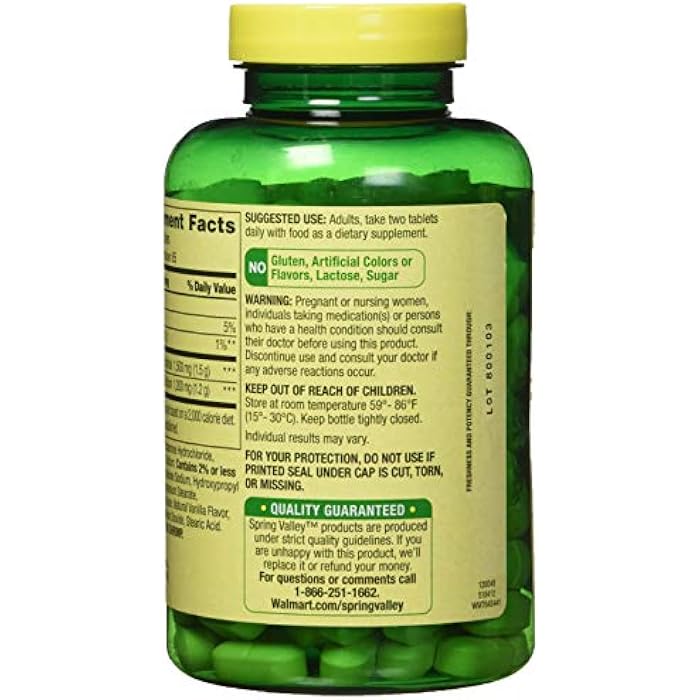 Spring Valley - Glucosamine Chondroitin, Triple Strength, 340 Tablets, Twin Pack - Image 3