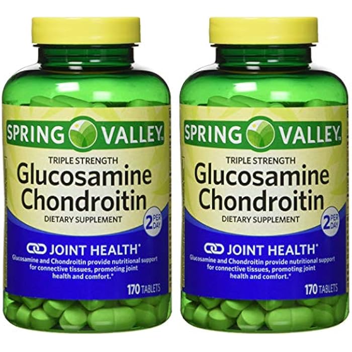 Spring Valley - Glucosamine Chondroitin, Triple Strength, 340 Tablets, Twin Pack - Image 5