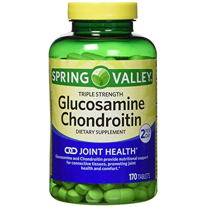 Spring Valley - Glucosamine Chondroitin, Triple Strength, 340 Tablets, Twin Pack - Image 1