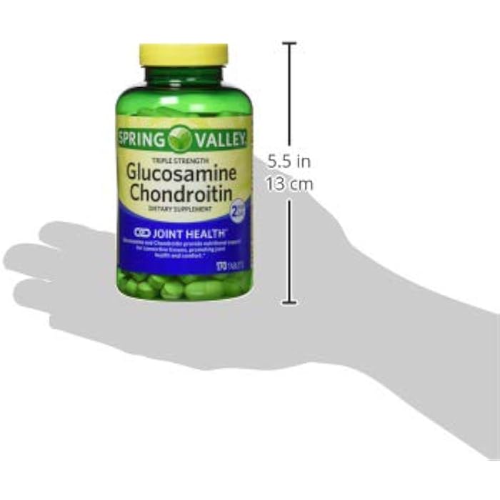 Spring Valley - Glucosamine Chondroitin, Triple Strength, 340 Tablets, Twin Pack - Image 4