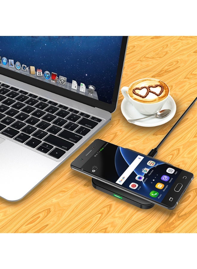 Fast Wireless Charger, 10W Max Wireless Charging Pad, Quick Wireless Mobile Phone Charger Mats Compatible with Phone - Image 3