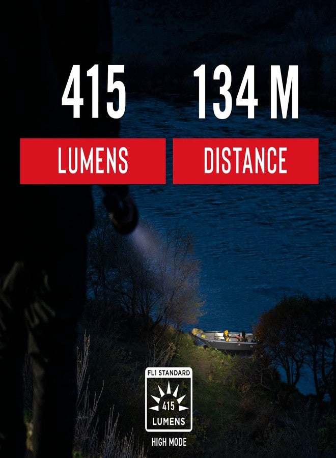 Coast® G26 415 Lumen Bulls-Eye™ Spot Beam LED Flashlight, Batteries Included, Black - Image 2