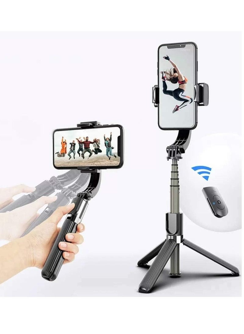 ELTRAZONE - 3-In-1 Phone Gimbal Stabilizer Black - Image 1