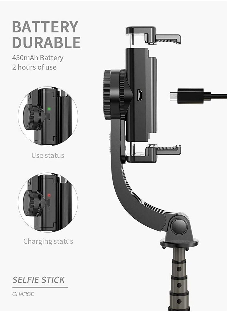 ELTRAZONE - 3-In-1 Phone Gimbal Stabilizer Black - Image 1