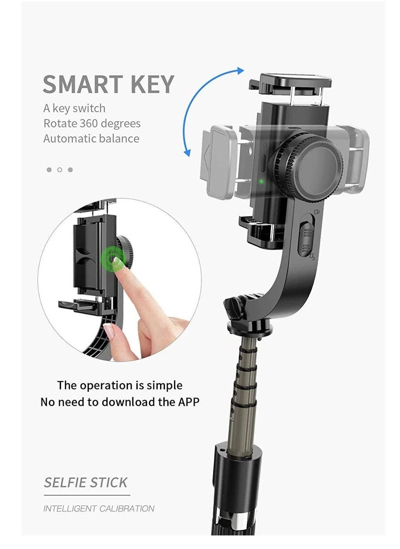 ELTRAZONE - 3-In-1 Phone Gimbal Stabilizer Black - Image 1