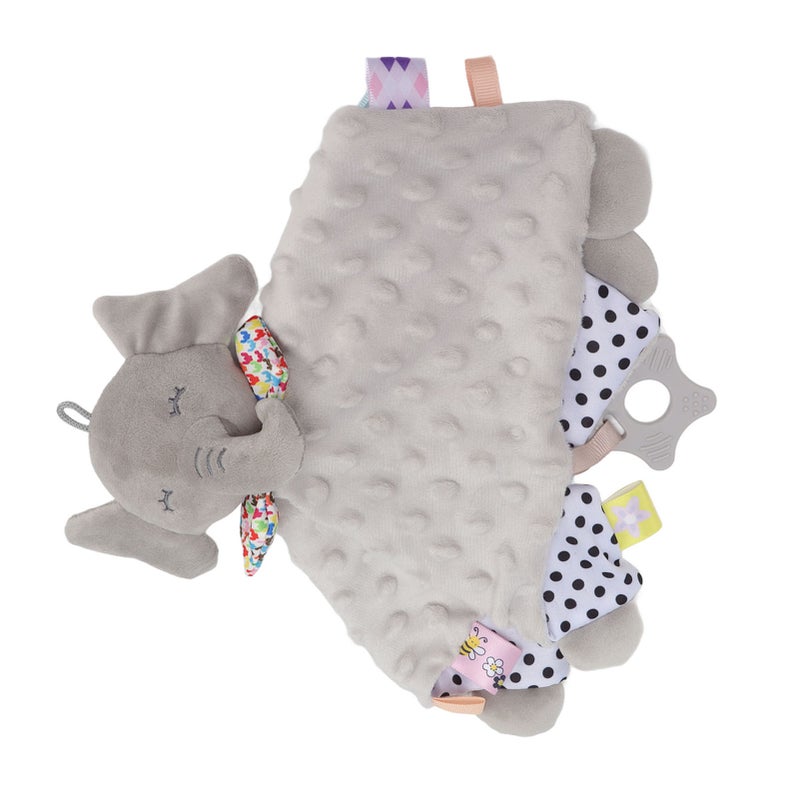Baby Security Blanket: Grey Premium Plush Material, Quick Sleep Aid, Dual Use Snuggle Teething Doll - Portable Design, Visual Development Support for Infants & On-the-Go Use - Image 5