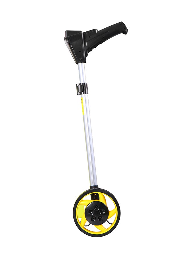 Generic Collapsible Digital Distance Measuring Wheel Yellow  - Image 1