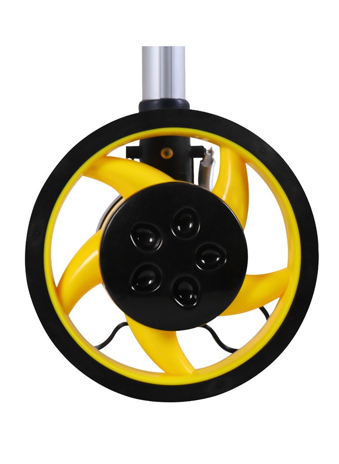 Generic Collapsible Digital Distance Measuring Wheel Yellow  - Image 2