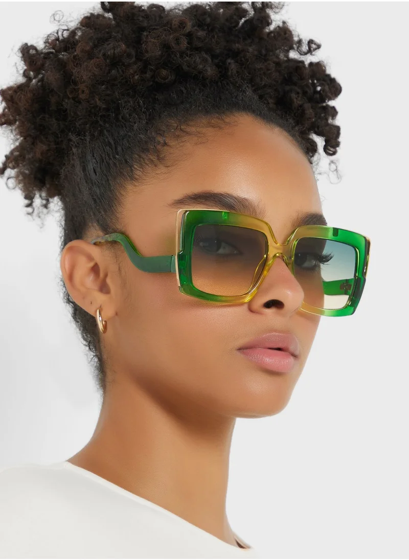 ELLA Oversized Cat Eye Sunglasses