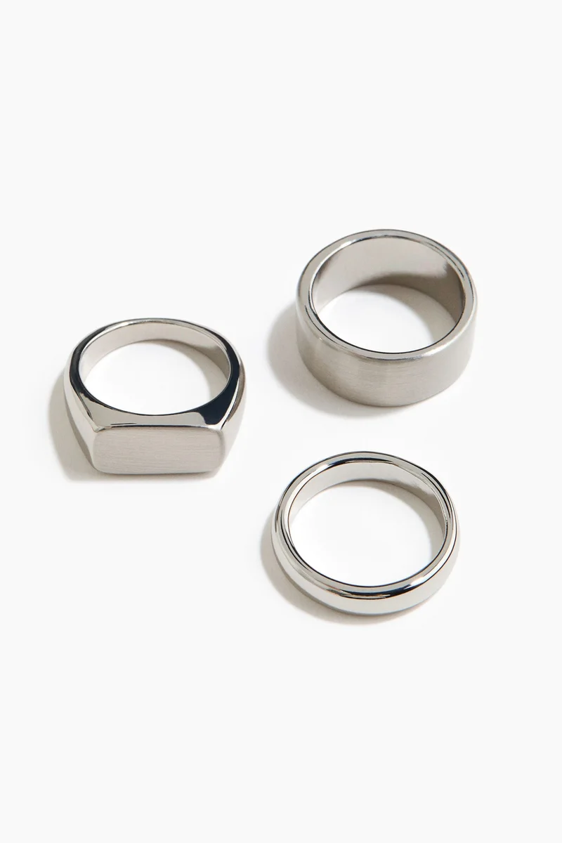 H&M 3-pack rings