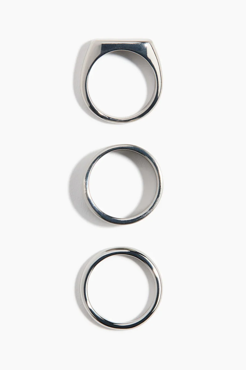 H&M 3-pack rings