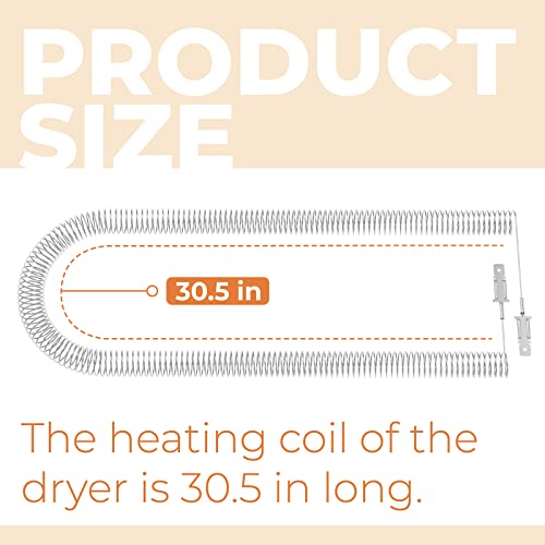 ANTOBLE Restring Dryer Heating Element Coil for Frigidaire Electrolux GE Kenmore 5300622034,PS451032 AP2135128 AH451032 EA451032 - Image 2