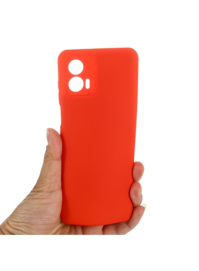 S-TOP Case For Motorola Moto G53 5G Pure Color Liquid Silicone Shockproof Phone Case - Image 3