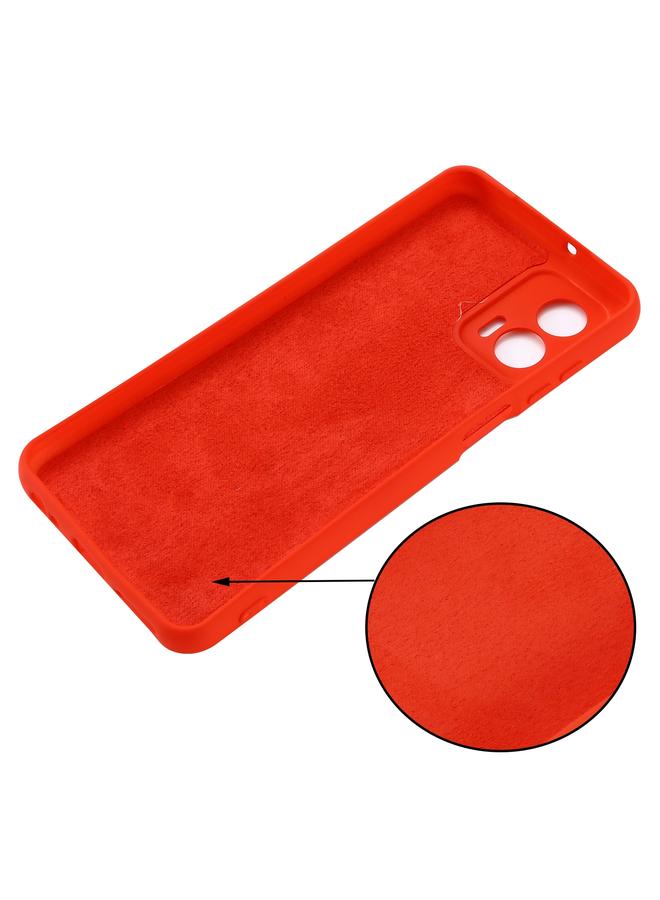 S-TOP Case For Motorola Moto G53 5G Pure Color Liquid Silicone Shockproof Phone Case - Image 5