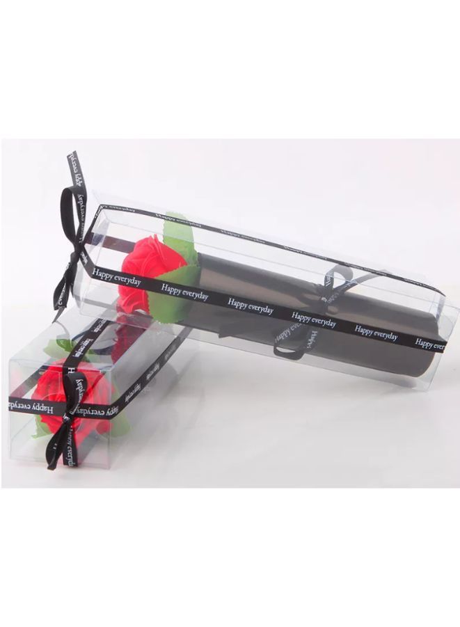 Red Rose | 1Pc Artificial Soap Rose Flower Gift| Present - Image 3