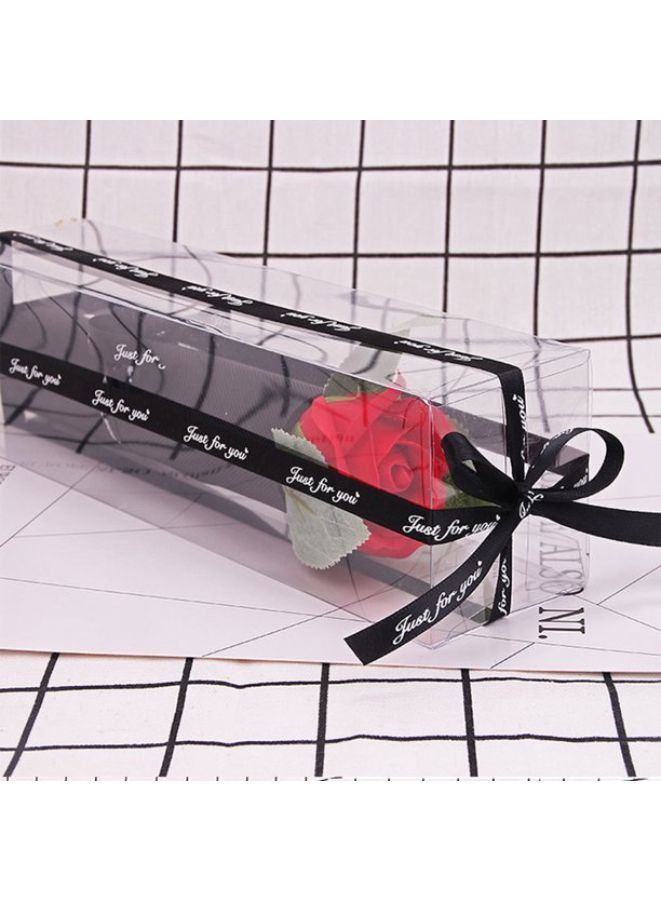 Red Rose | 1Pc Artificial Soap Rose Flower Gift| Present - Image 2