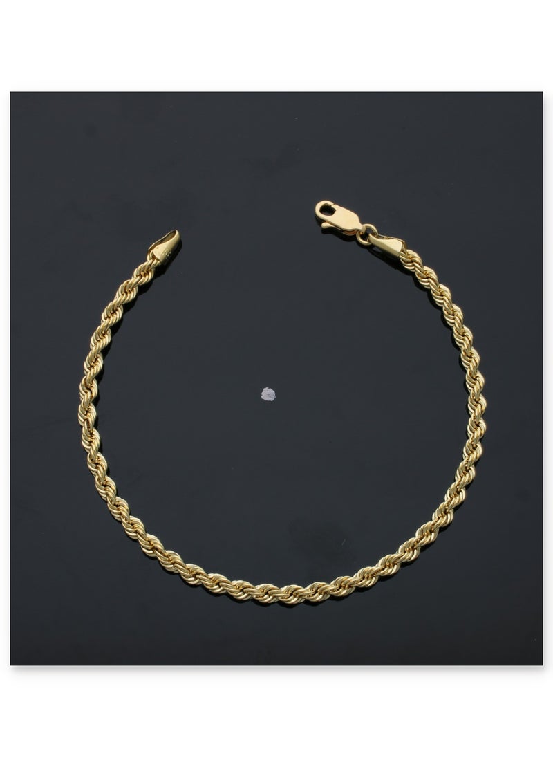 FK Jewellers - Gold Rope Bracelet 18KT - Image 1