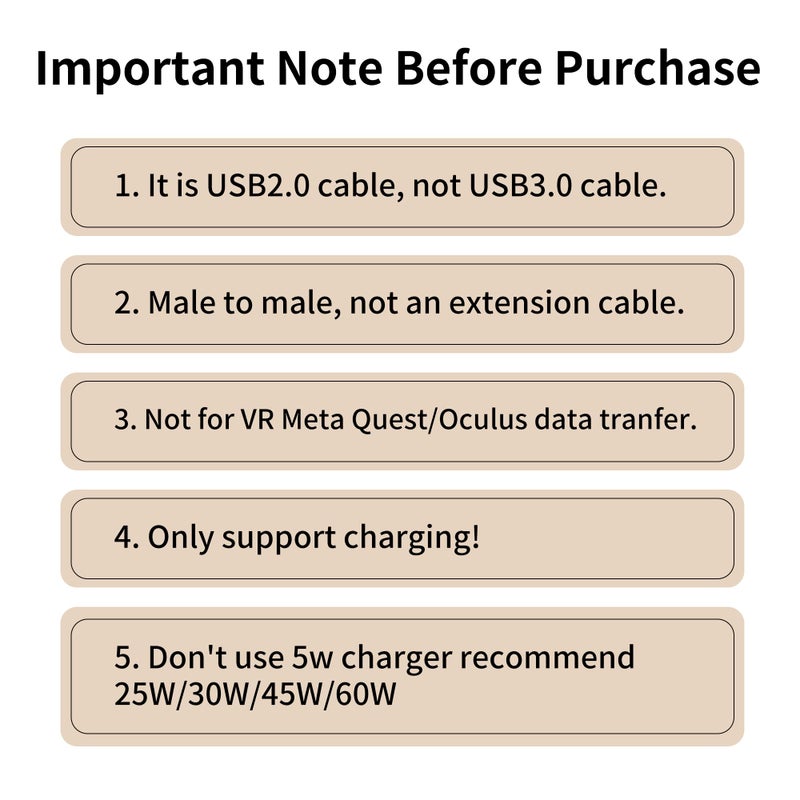 toocki 20FT Right Angle USB C Cable, 60W Extra Long Charging Cord Nylon Braided USB C Charger Cable for iPhone 17 16 15 Pro Plus Pro Max Air, iPad/MacBook, Galaxy S20, Pixel, Switch, Camera - Image 2