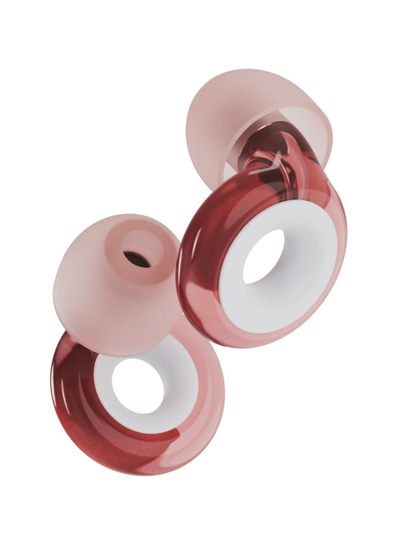 Loop - Loop Engage Plus Earplugs – Low-level Noise Reduction with Clear Speech – for Conversation, Social Gatherings, Noise Sensitivity and Parenting – 8 Ear Tips + Extra Accessories – SNR 16 dB - Rose - Image 1