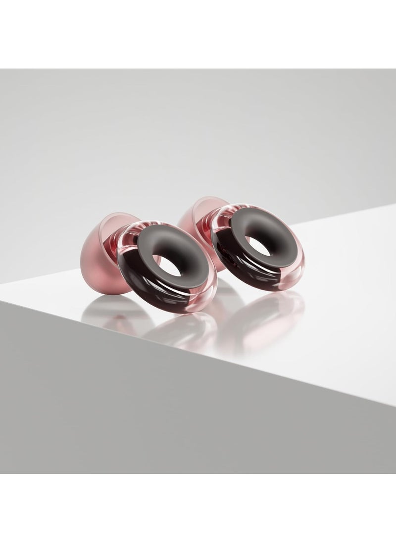 Loop - Loop Engage Plus Earplugs – Low-level Noise Reduction with Clear Speech – for Conversation, Social Gatherings, Noise Sensitivity and Parenting – 8 Ear Tips + Extra Accessories – SNR 16 dB - Rose - Image 1