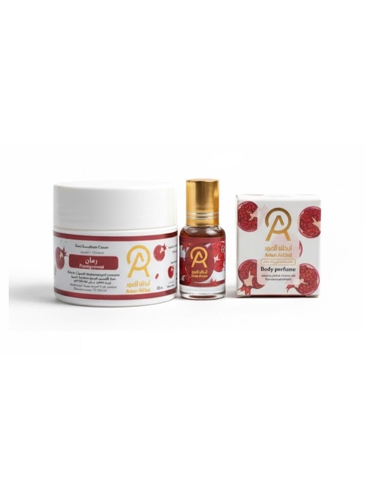 ARKAN POMEGRANATE Musk Al Tahara SET - 3 PCS - Image 2