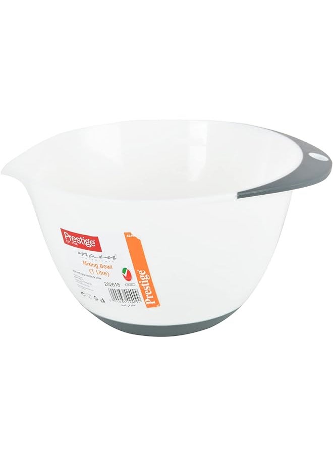 Prestige 1 Liter Mixing Bowl With Tor Base White Pr42409  - Image 1