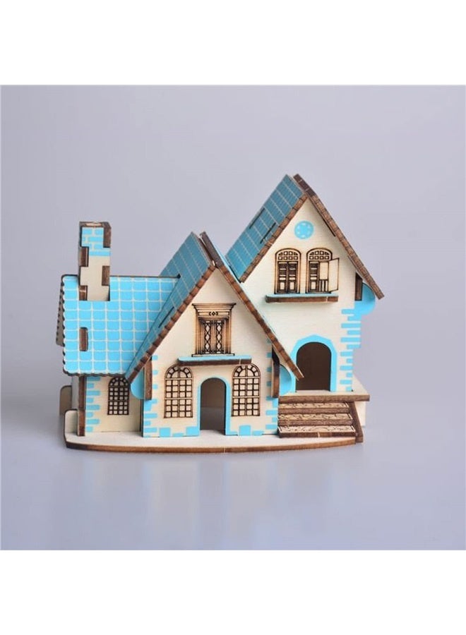 3D Kids Wooden Puzzles for Girls 14+ Years Old and Adults, Romantic Coffee Bar 29Pcs with Mini House, Good Gifts for Playing House - Image 3