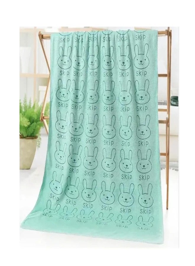 EIO Microfibre Bath Towels for Kids -Extra Soft/Quick Dry/Strong Water Absorbent/Bathing Towel for Kids,Boys and Girls Pack of 2 (Towel Small Set-2) - Image 2