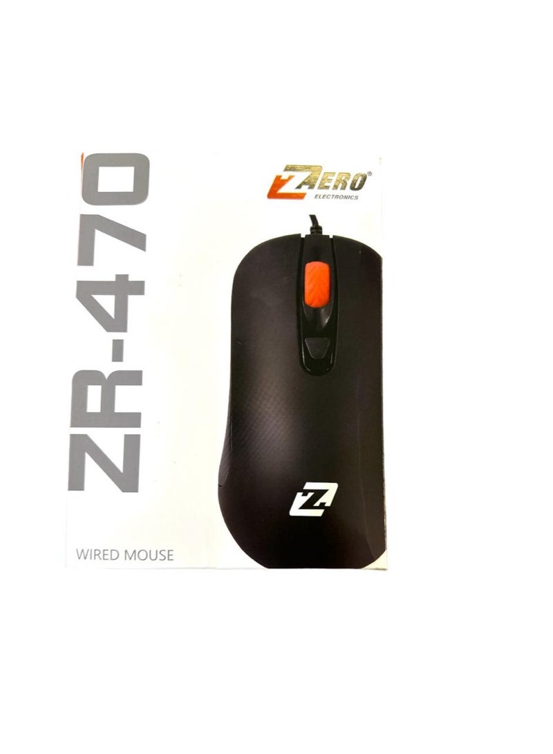 Zero wired mouse ZR-470 Black - Image 3