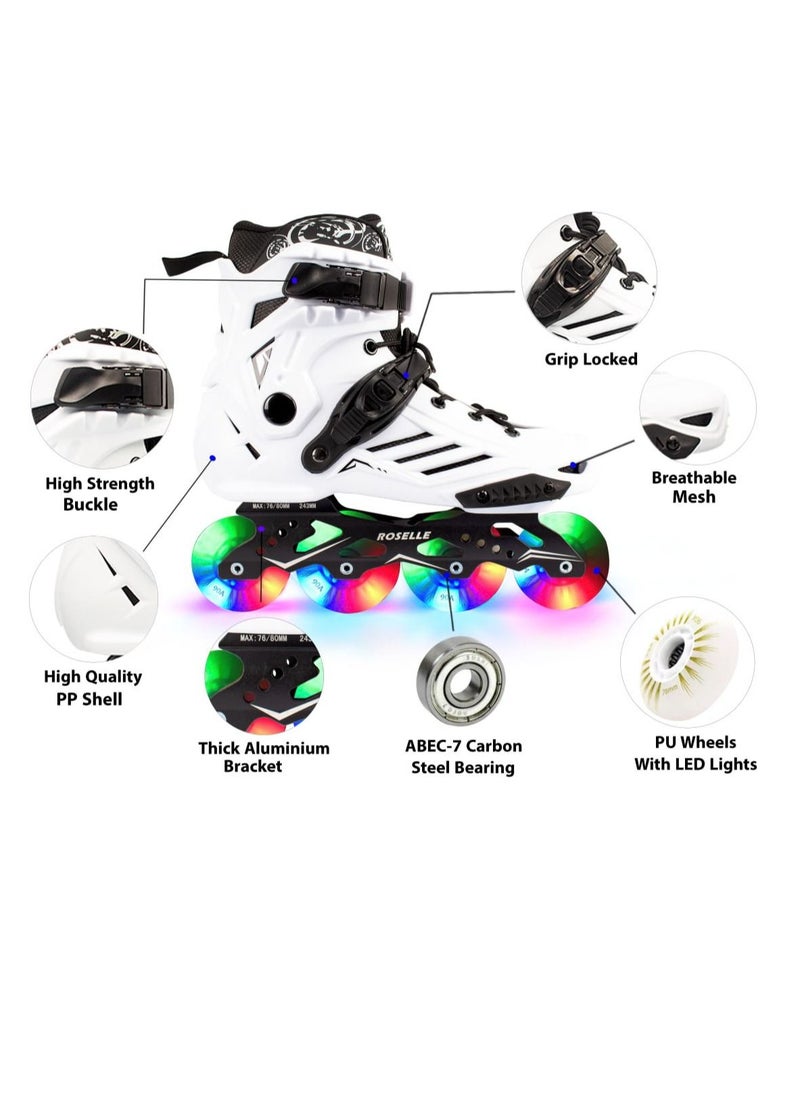 Professional LED Wheels Inline Skates for youth Men and Women - pzsku/ZEB3CA7F39A766FE1C746Z/45/_/1689439001/9e0a5c94-5832-4b6a-87cb-bd4af63afc74