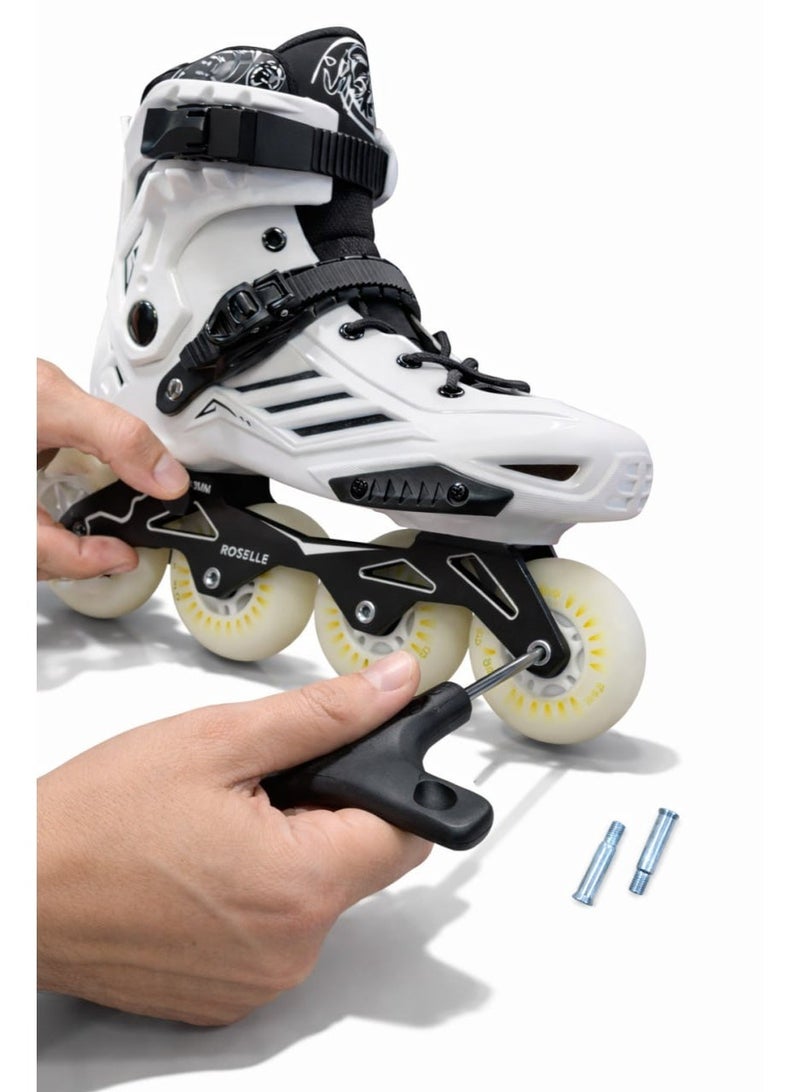 ROSELLE Professional LED Wheels Inline Skates for youth Men and Women - Image 4