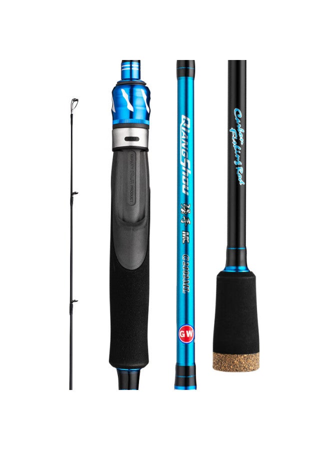 Gw (Gw) 1.8M Straight Handle Strong Ml Adjusted Rod White Striped Curved Mouth Bass Rod Fishing Rod Fishing Tackle - Image 2