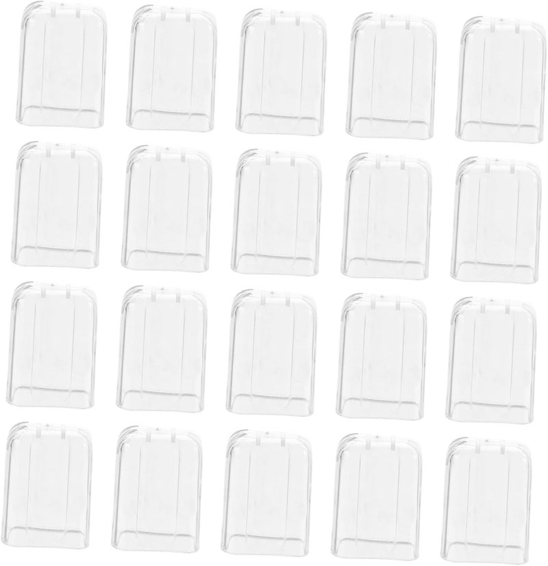 Toothbrush Head Covers Dustproof Caps Set Of 20 For Travel And Home Use - Image 1