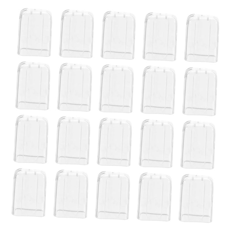Toothbrush Head Covers Dustproof Caps Set Of 20 For Travel And Home Use - Image 2