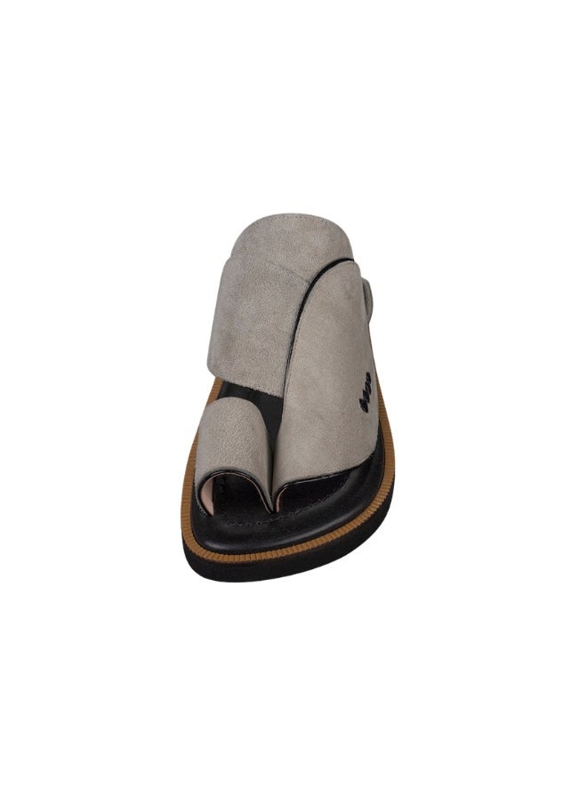 NAD Natural gray suede arabic sandals  - Image 3