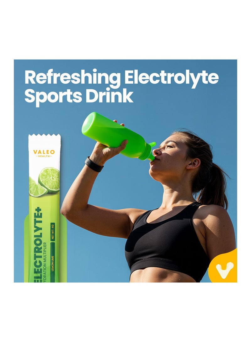 Valeo Hydration - Lemon / Lime Stick Pack - 20-4 grams 80g - Image 3