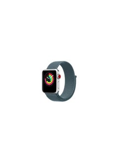 Apple Watch 38mm 40mm 41mm Nylon Sport Loop Band Compatible with iWatch Series 7/SE/6/5/4/3/2/1 Celestial Teal